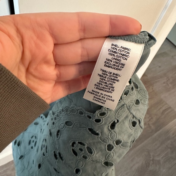 NWT REBECCA TAYLOR MINA EYELET BLOUSE - Picture 4 of 5